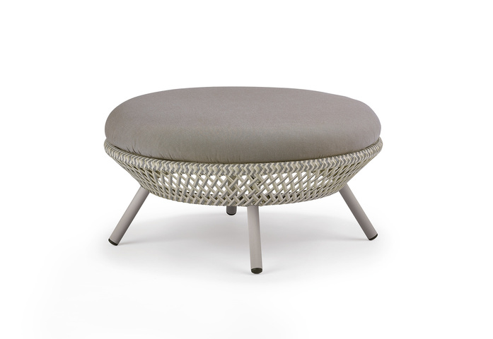 Footstool White Quartz Platte 20746