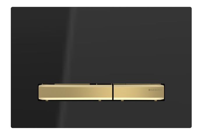 Geberit Sigma50 Schwarz Messing