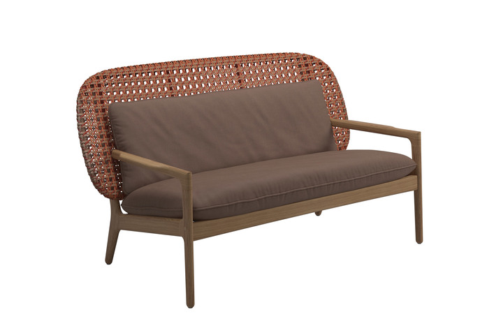 Gloster Kay Low Back Sofa Copper