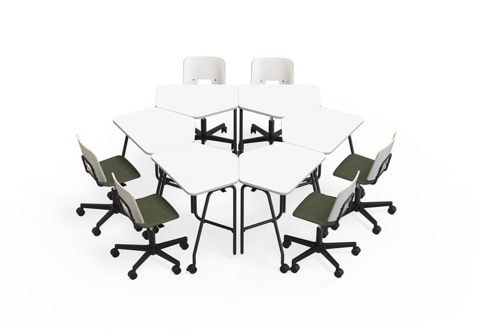 Grip Nx T Chair With Castors And Height Adjustment 2
