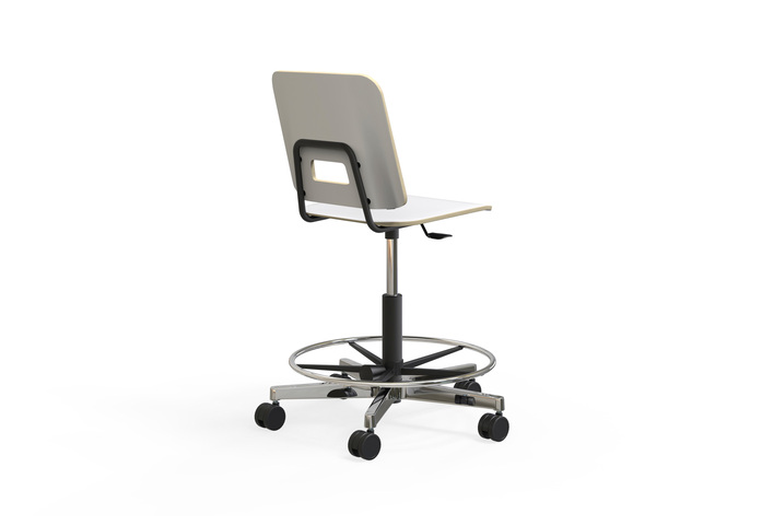 Grip Nx T Chair With Castors And Height Adjustment 4