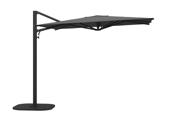Halo Small Square Cantilever Parasol Meteor