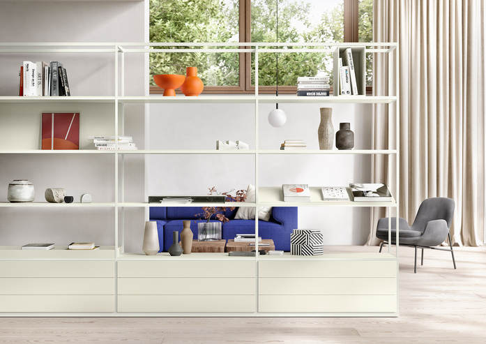 Interluebke Tado Shelf White Detail 1