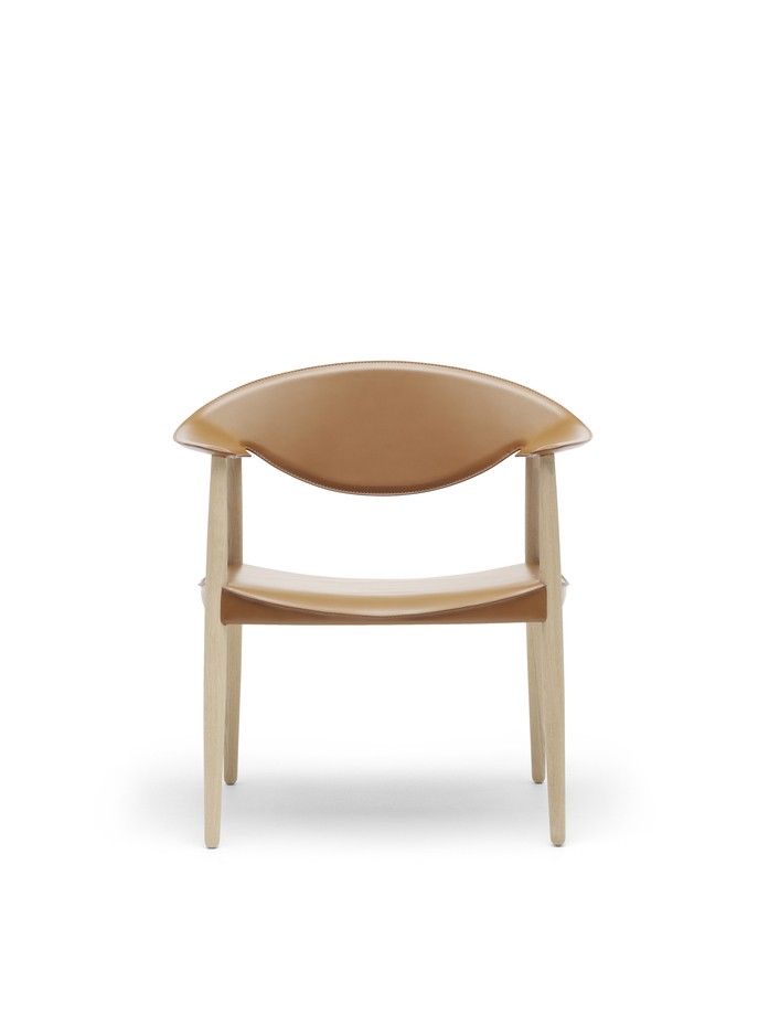 Lm92 Oak Natural Saddle Leather Front