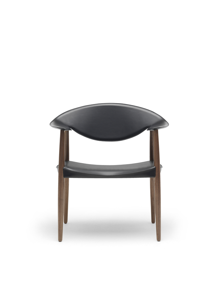 Lm92 Walnut Black Saddle Leather Front