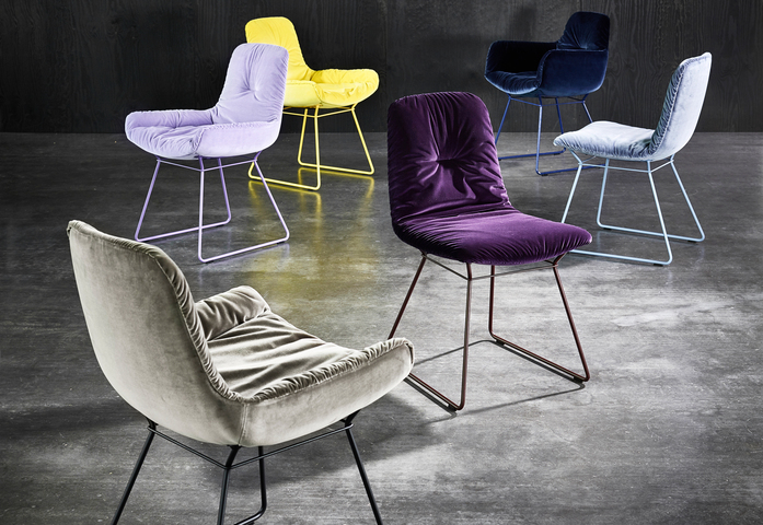 Leya Armchair High Drahtgestell 2