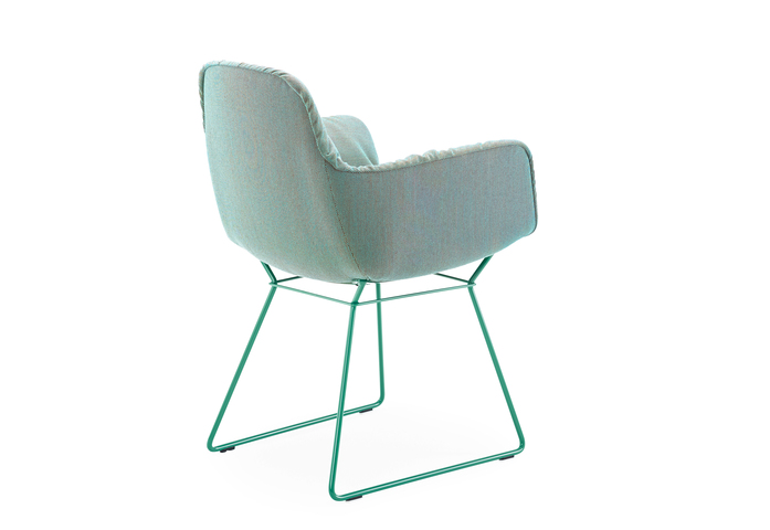 Leya Armchair High Drahtgestell 4