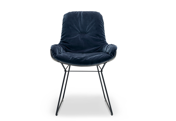Leya Armchair Low Drahtgestell 17