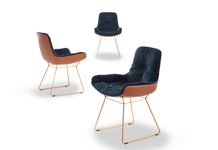 Leya Armchair Low Drahtgestell 31