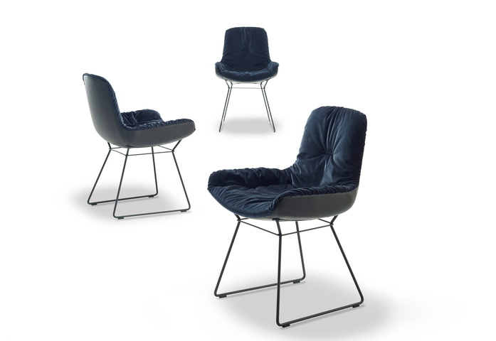 Leya Armchair Low Drahtgestell 32