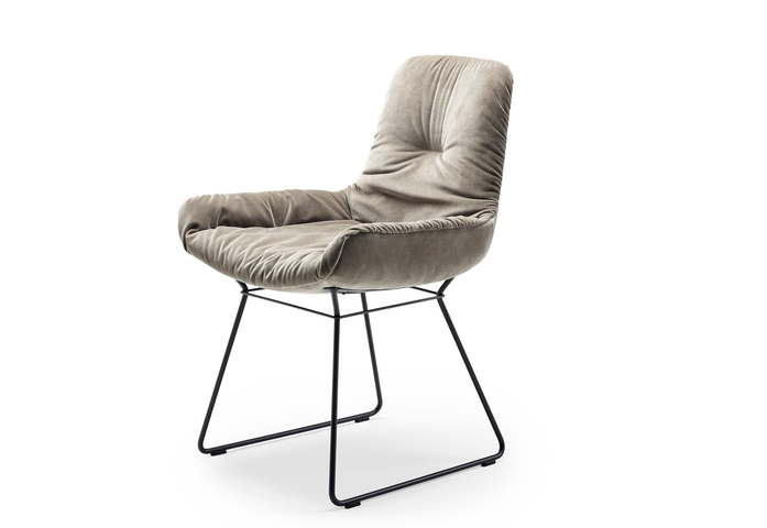 Leya Armchair Low Drahtgestell 7