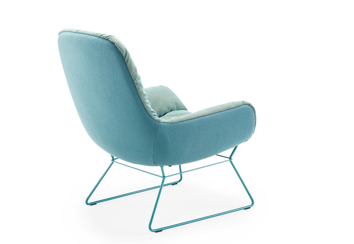 Leya Lounge Chair Drahtgestell 6