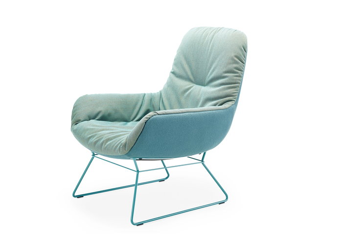 Leya Lounge Chair Drahtgestell 7