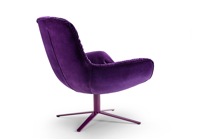 Leya Lounge Chair Fusskreuzgestell 5