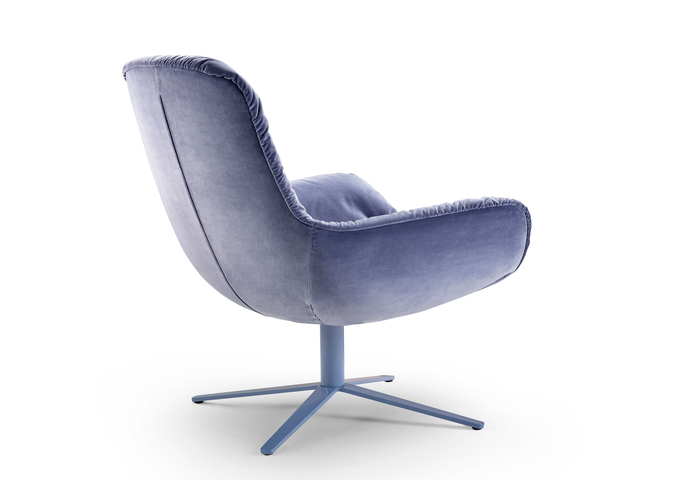 Leya Lounge Chair Fusskreuzgestell 7