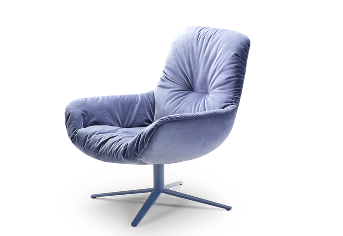 Leya Lounge Chair Fusskreuzgestell 8