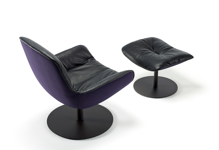 Leya Lounge Chair Tellerfuss 5