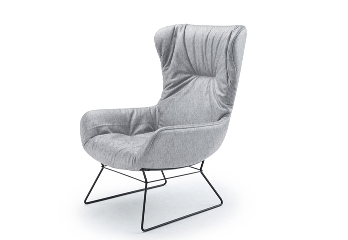 Leya Winback Chair Drahtgestell 3