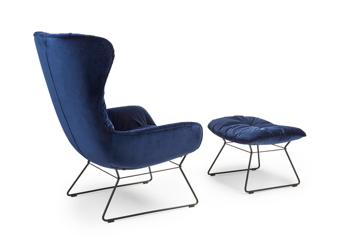 Leya Winback Chair Drahtgestell 4