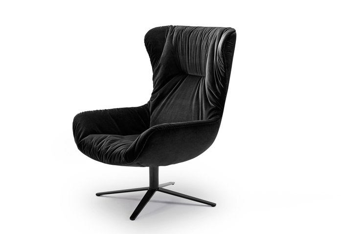 Leya Wingback Chair Fusskreuzgestell 5
