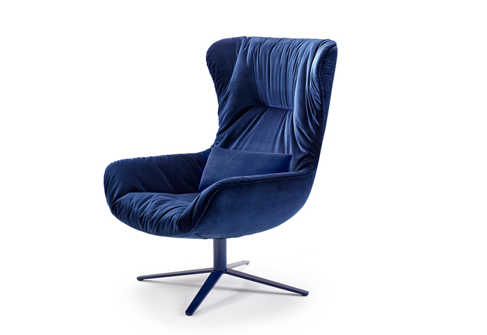 Leya Wingback Chair Fusskreuzgestell 7