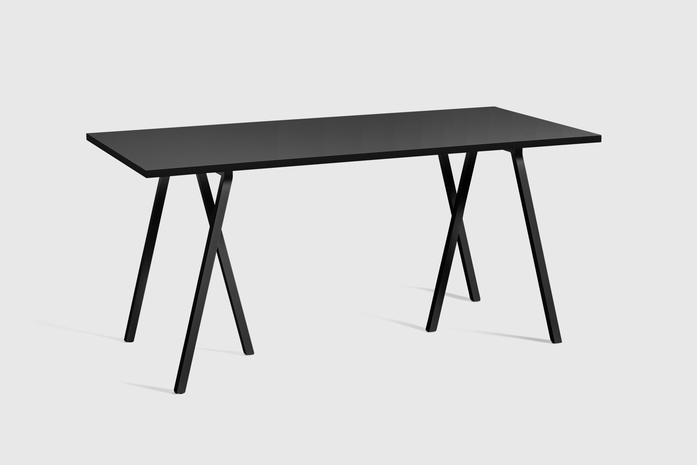 Loop Stand Table L160 Black