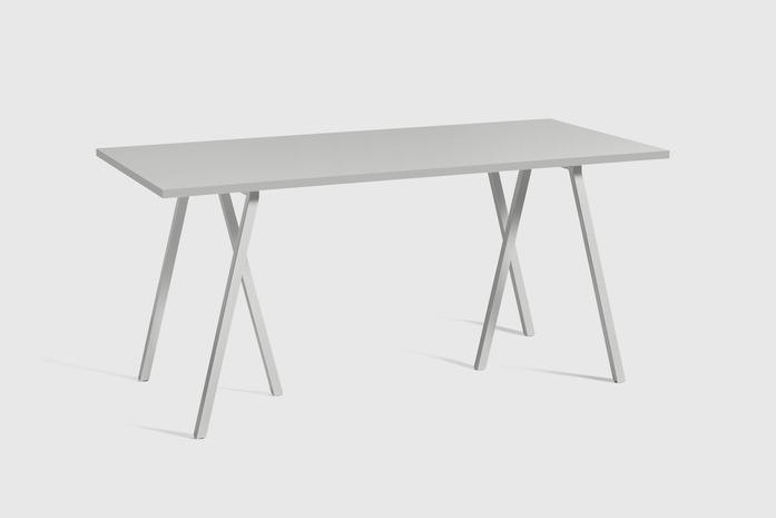 Loop Stand Table L160 Grey