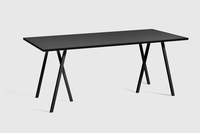 Loop Stand Table L180 Black