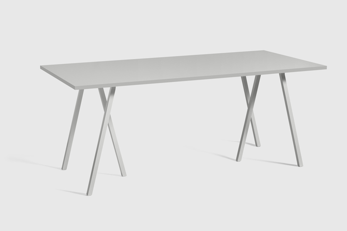 Loop Stand Table L180 Grey