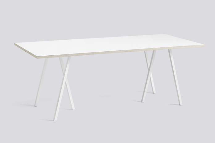 Loop Stand Table L200 White
