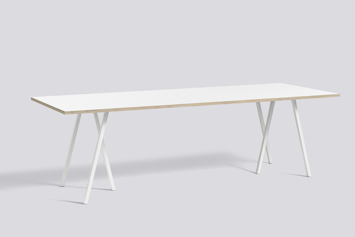 Loop Stand Table L250 White