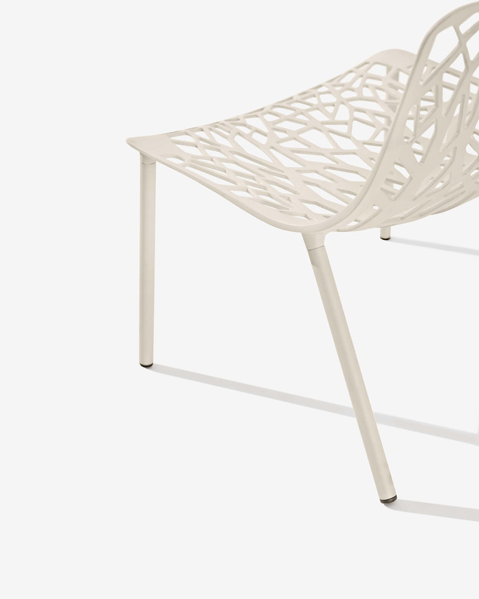 Lounge Armchair In Painted Aluminium 3
