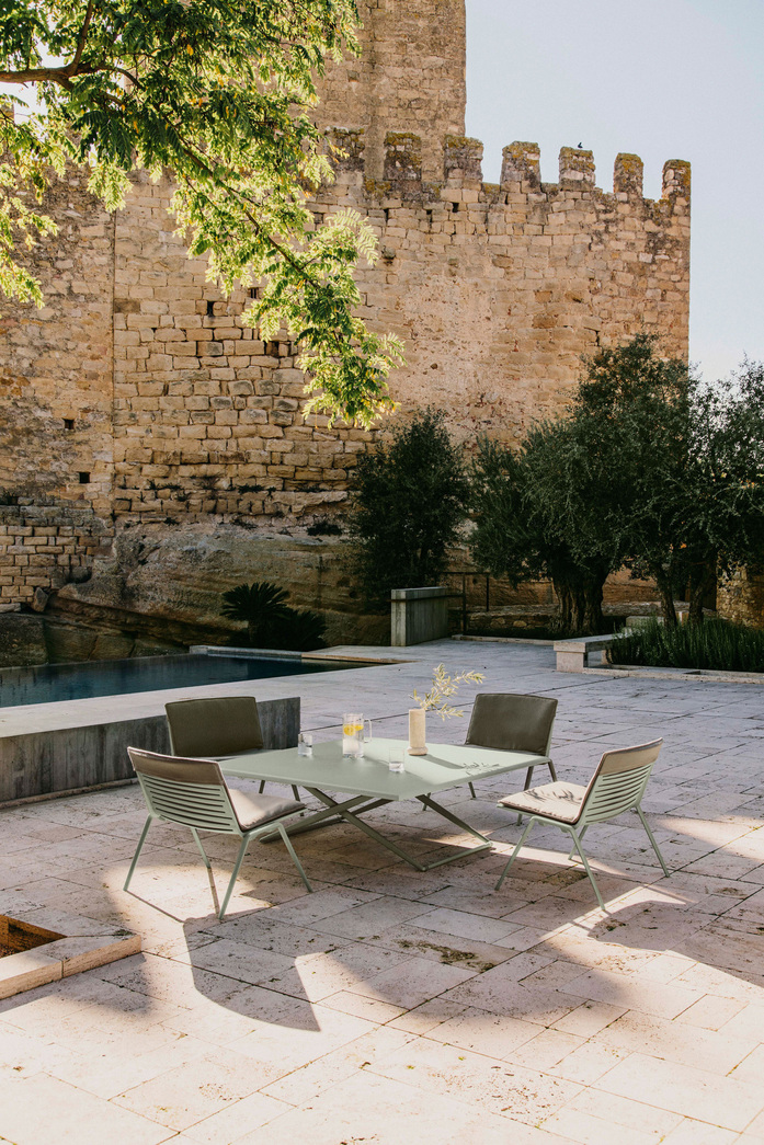 Lounge Armchairs And Square Up Down Table