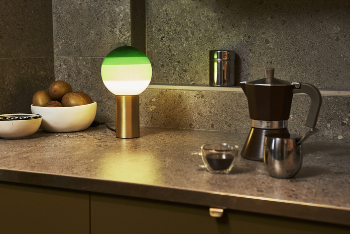 Marset Dipping Light Green Lr With Ambience
