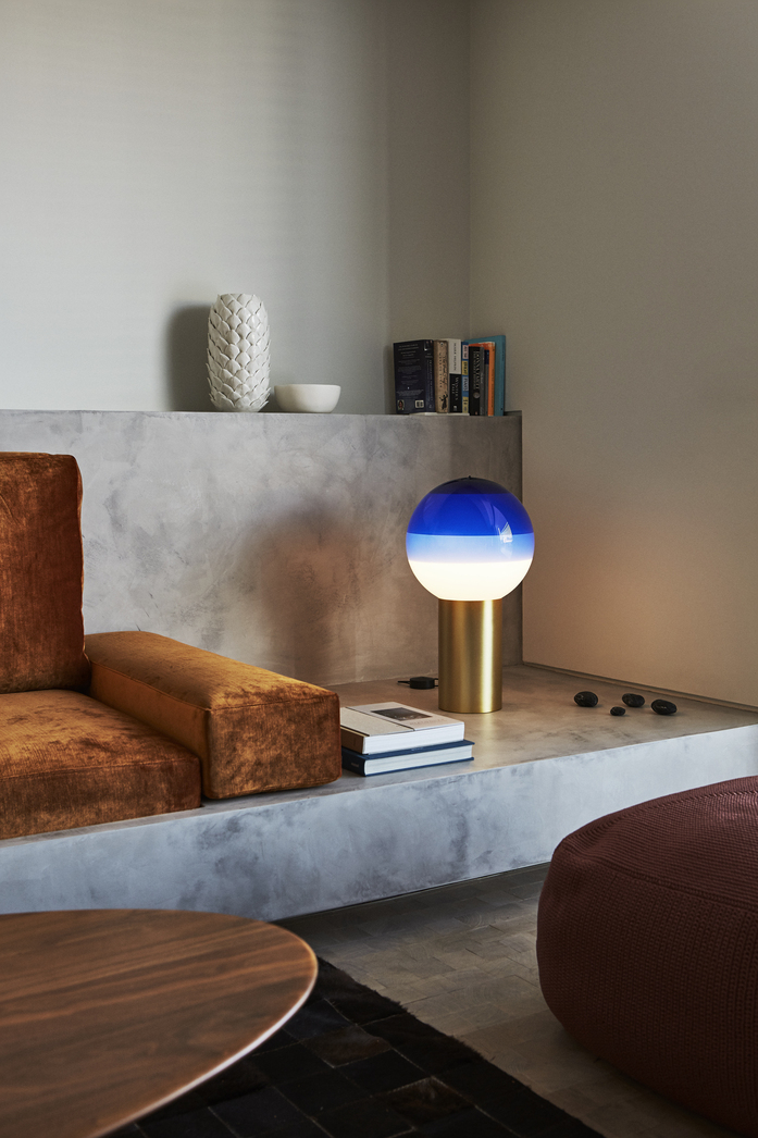 Marset Dipping Light M Blue Hr With Ambience V