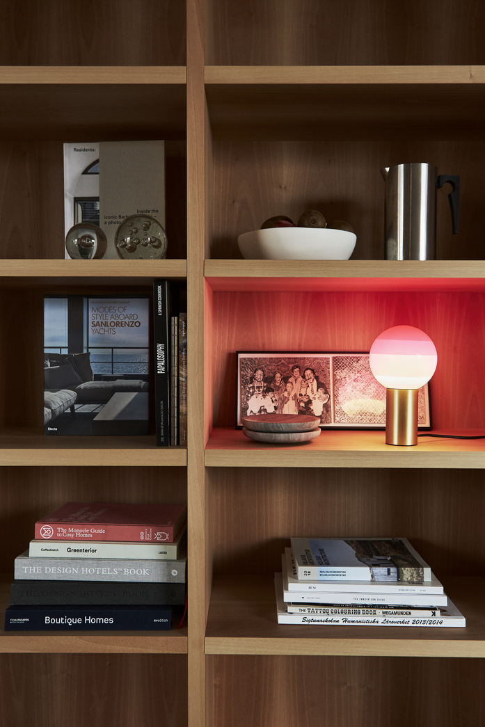 Marset Dipping Light Pink Lr With Ambience
