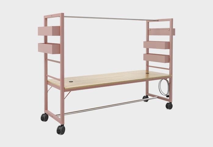 MATERIA Vagabond H730 Cb M dusty pink oak