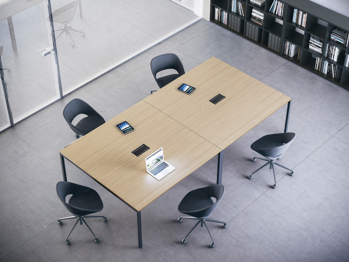 Meeting Table Squared Framework 2 0 Fantoni