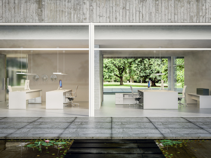 Multiple Workspaces Quaranta 5 Fantoni 2