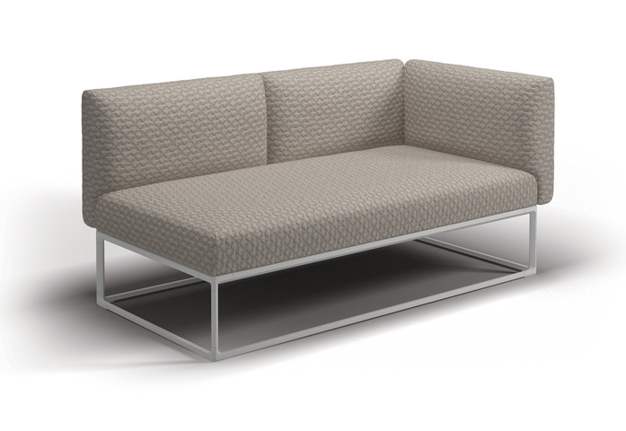 Maya 75 X 150 Right End Unit White Wave Buff 01