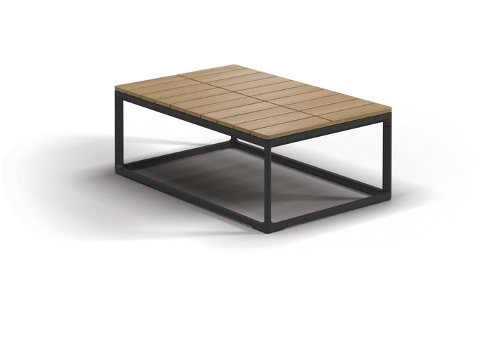 Maya 75 X 50 Coffee Table Teak Top Meteor 01