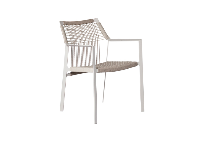 Nodi Armchair White