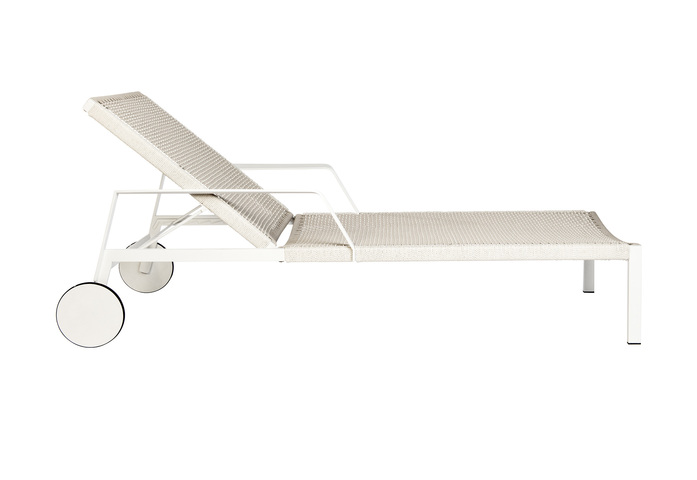 Nodi Lounger White