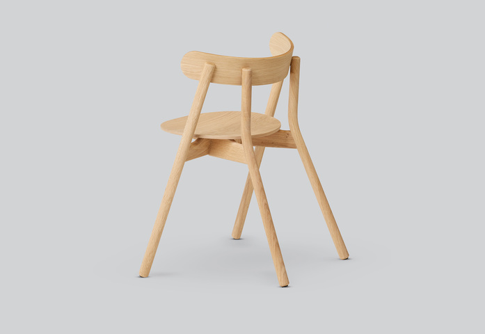 Oaki Light Oiled Oak Back