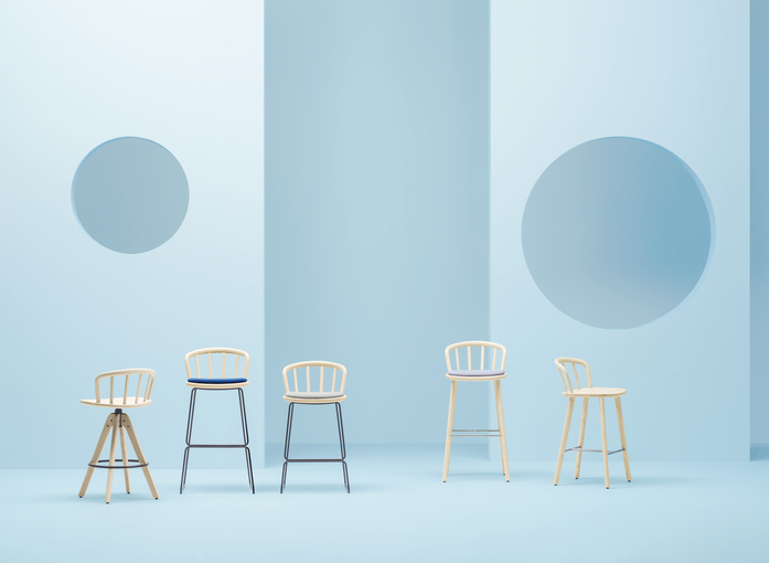 Pedrali Nym Barstool Design Cazzaniga Mndelli Pagliarulo