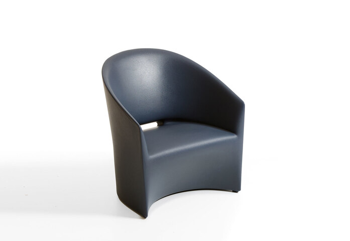 Pine Beach Fs Sessel Blau Seitlich