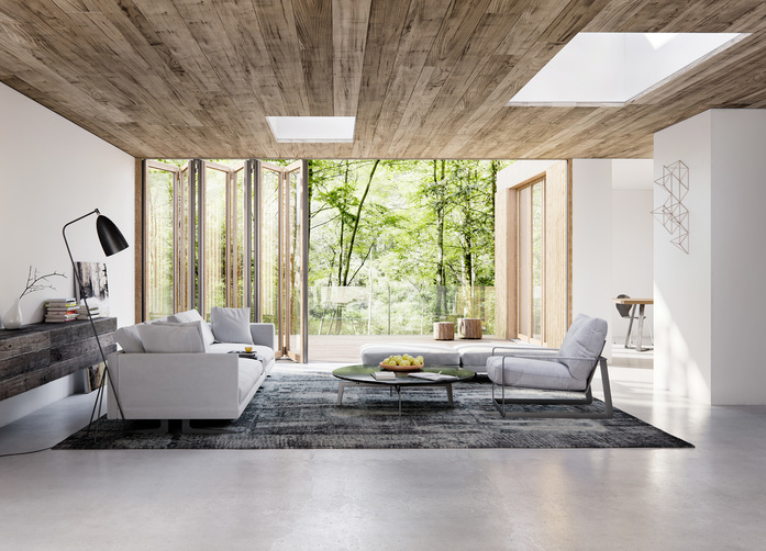 Sl Woodline Glas Faltwand 2