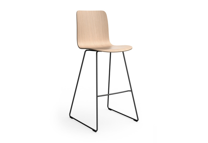 Sola Bar Stool With Sled Base Non Stackable 2