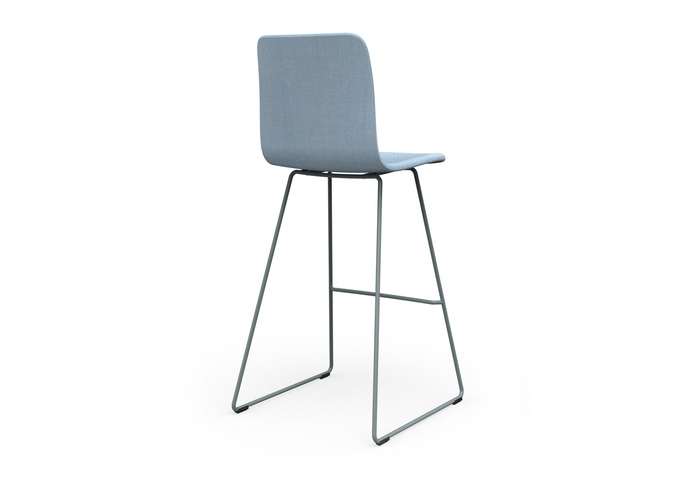 Sola Bar Stool With Sled Base Non Stackable 3