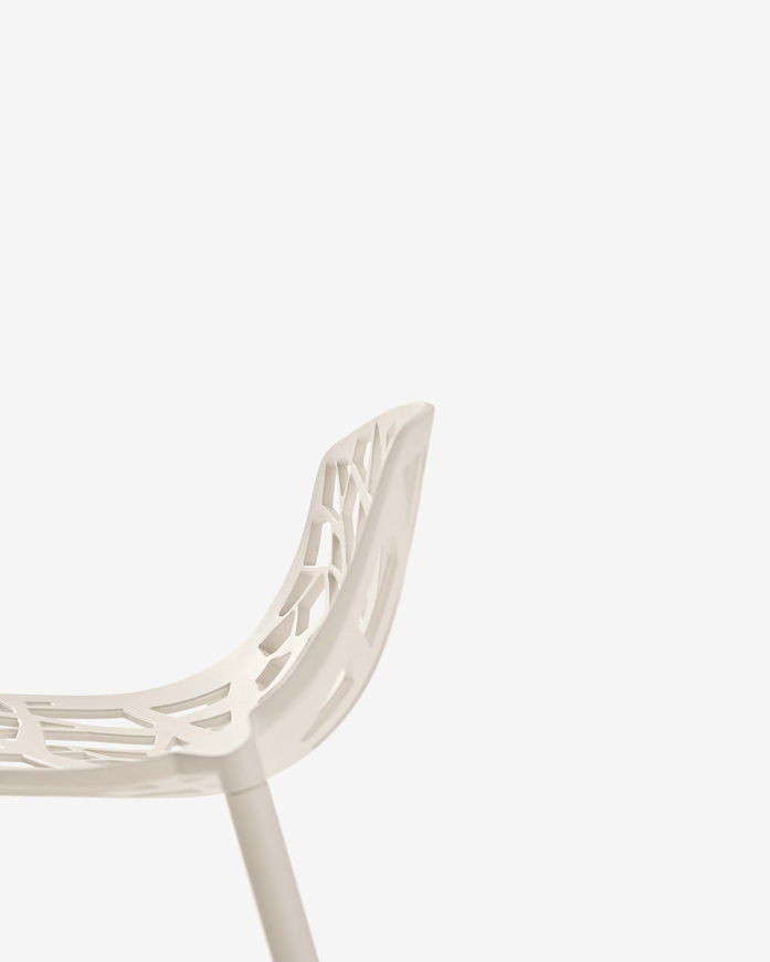 Stool In Painted Aluminium 2